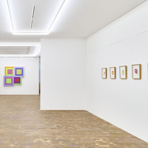Peter Halley, Parable, vue de l'exposition. Avec l'aimable autorisation de la Galerie Ceysson and Bénétière