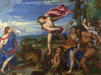 Titian, Bacchus and Ariadne, 1520–1523 Imagen © National Gallery, London, detail