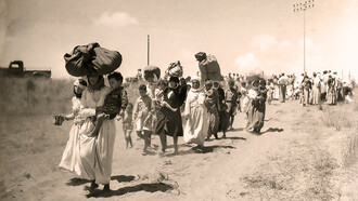 1948 expulsion of the Tantura women and children to Furaydis, Palestine
