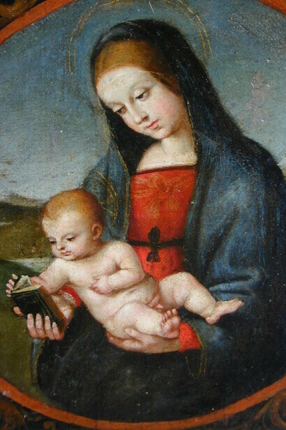 Madonna Connestabile di Raffaello, recto
