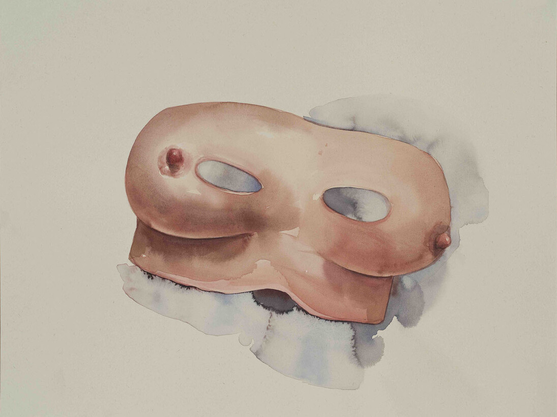 Oda Jaune, Sans titre, 2015, Aquarelle, 35 x 45 cm, Courtesy Galerie Daniel Templon, Paris. Photo B.Huet/Tutti