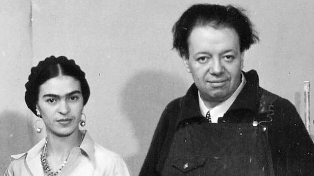 Los pintores mexicanos Frida Kahlo y Diego Rivera