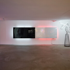 Hyong Nam Ahn, Inseparable, exhibition view. Courtesy of Waterfall Arts Foundation 
