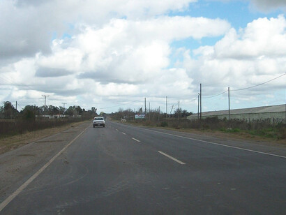 Ruta Provincial 36 en Colonia Urquiza, partido de La Plata, Provincia de Buenos Aires, Argentina