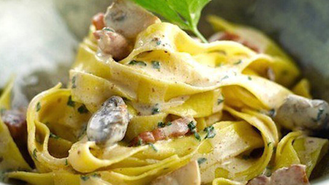 Pancetta and Mushroom Pasta