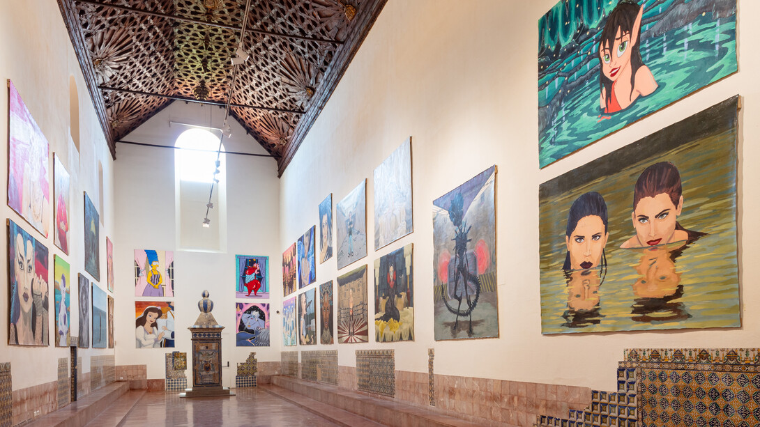 Manuela Solano, Alien queen / Paraíso extraño, vista de exhibición. Cortesía del Centro Andaluz de Arte Contemporáneo
