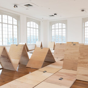 Renata Lucas, Sunday in the park, exhibition view. Courtesy of Pinacoteca