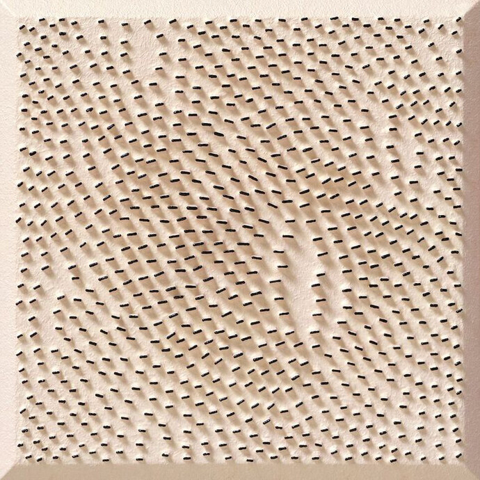 Kim Chanil, Line 001, 2017, acrylic on canvas, 150 x 150 cm. Courtesy of Mizuma Gallery