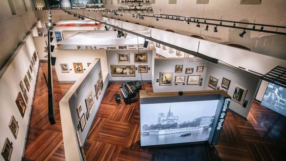 Various artists, École de Paris. Artists from Bohemia and Interwar Paris, exhibition view. Courtesy of National Gallery