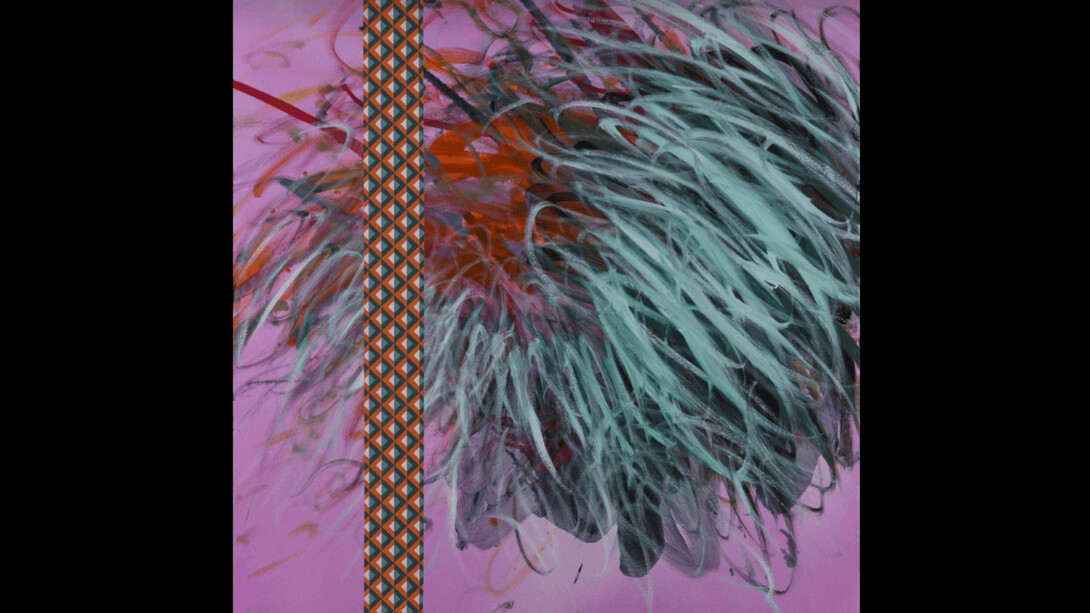 Jennifer Morrison, Prophecy, 2022, oil on canvas, 90x90 cm. Courtesy the artist and Barnard Gallery