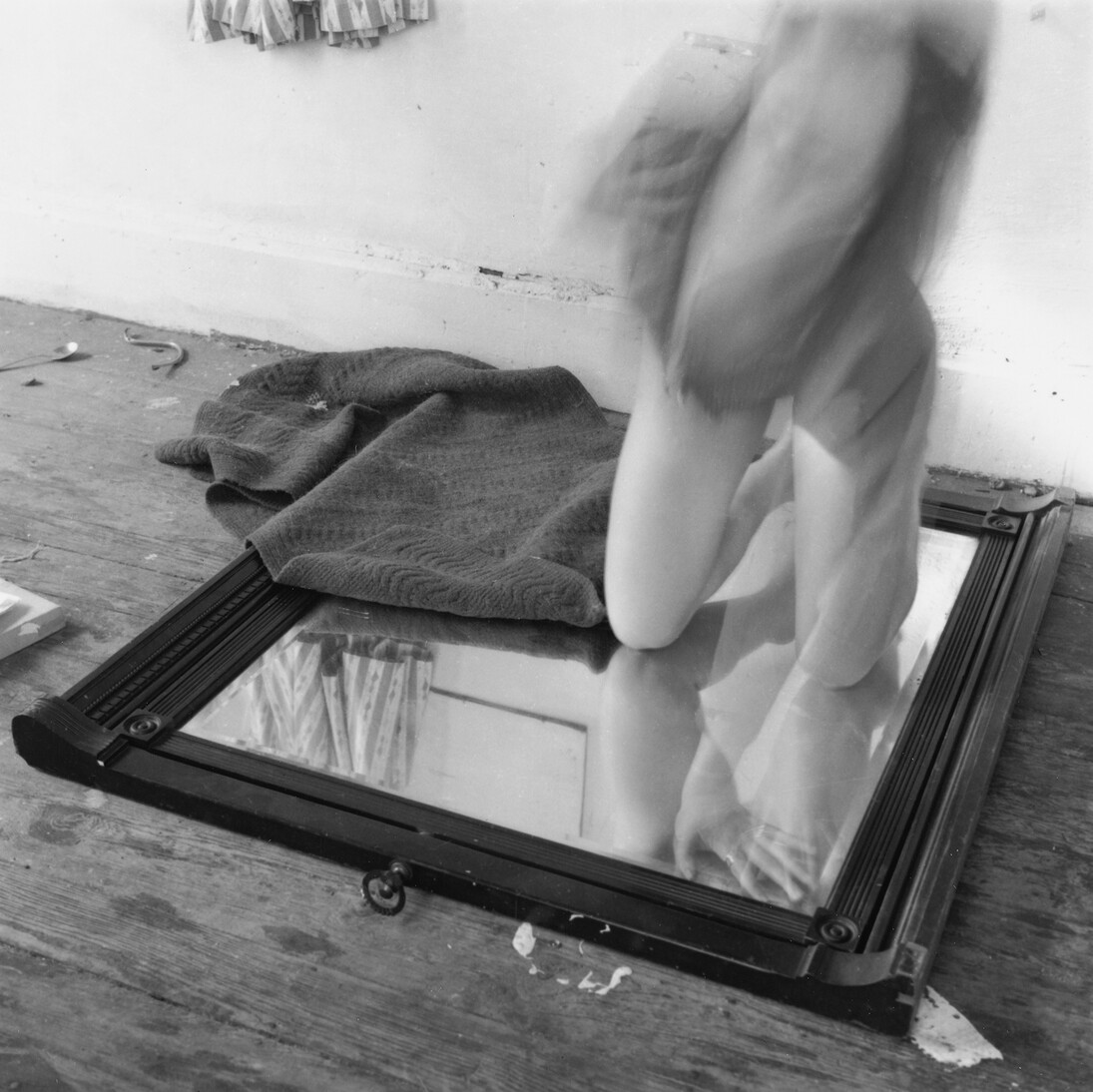 Francesca Woodman, Untitled, Providence, Rhode Island, 1976 (P.054), Gelatin silver estate print, 20.3 x 25.4 cm, 8 x 10 in, Courtesy George and Betty woodman, and Victoria Miro, London © The Estate of Francesca Woodman