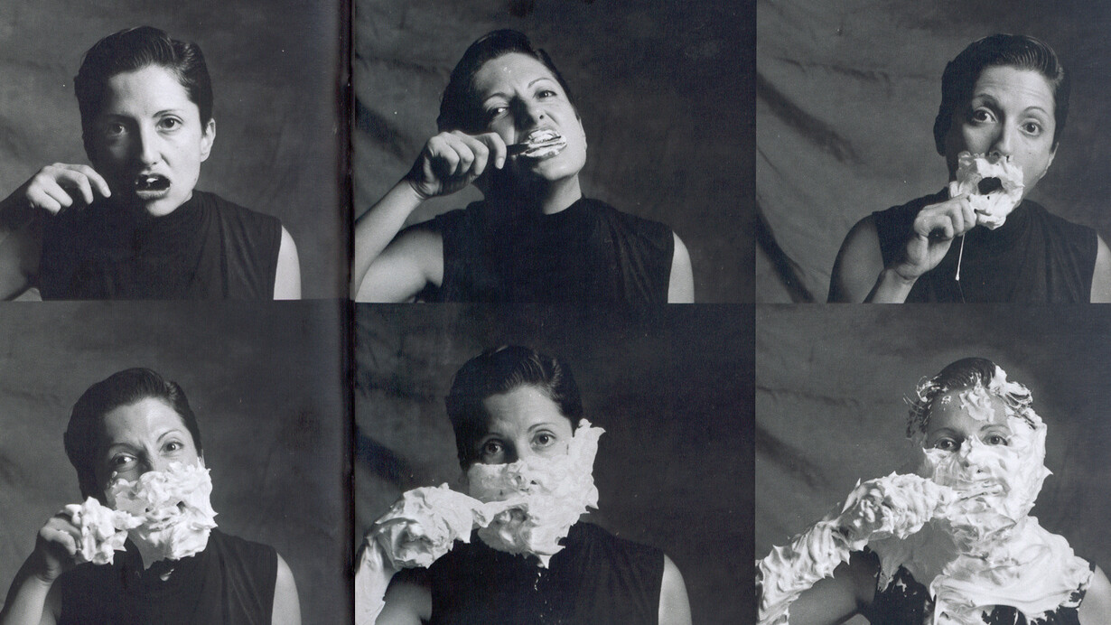 Lenora de Barros, Homenagem a George Segal (Homage to George Segal), 1975/1990. Photograph. Museum of Modern Art, São Paulo Collection, Gift of Milú Villela. Photo by Ruy Teixeira.