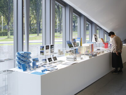 21_21 DESIGN SIGHT "Tadao Ando Construction Site of 21_21 'A Hard-Fought Process'" (Photo: Keizo Kioku)