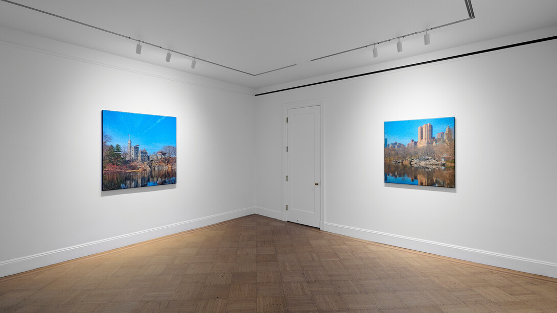 Daniel Ambrosi, Central Park, exhibition view. Courtesy of Robilant+Voena Gallery
