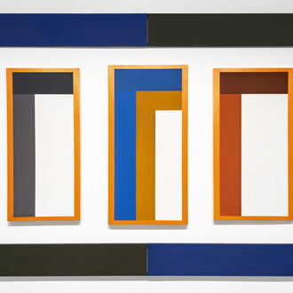 David Novros, ausstellungsansicht. Mit freundlicher genehmigung der Hamburger Kunsthalle