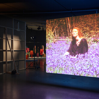 Tilda Swinton, Ongoing, exhibition view. Courtesy of Eye Filmmuseum