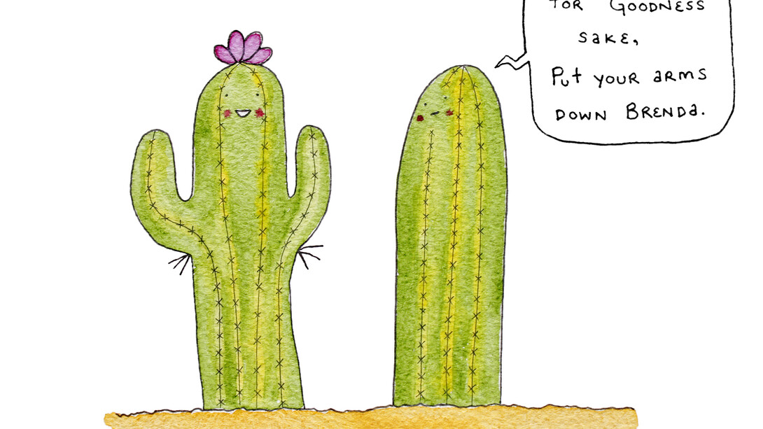 Kip Kiratiburana, ‘Brenda’ watercolour and pen, 21 x 30 cm