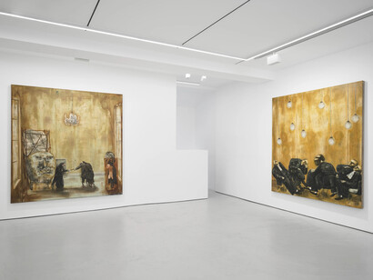 Matthias Franz, A claim no easy victories, exhibition view. Courtesy of Grimm Gallery