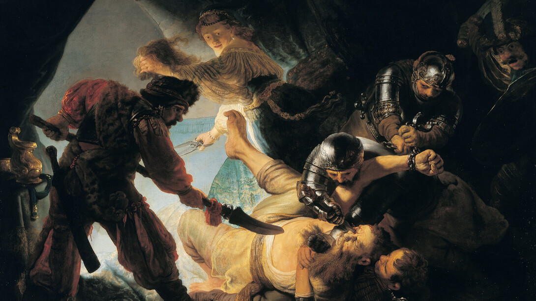Rembrandt Harmensz van Rijn, The blinding of Samson, 1636. Courtesy of Städel Museum