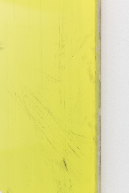 Untitled (In), 2015 Damian Taylor 160 x 120cm
Pigmented epoxy resin, glass fibre, honeycomb aluminium