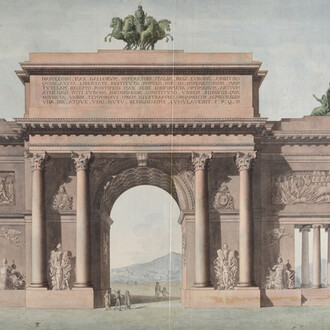 Progetto per un arco di trionfo