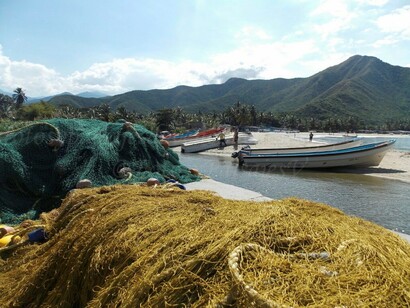 Chuao, Venezuela. Artes de pesca