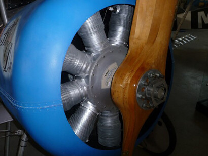 LeRhone Rotary. Courtesy of British Columbia Aviation Museum