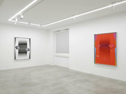 Alberto Biasi, Polytypes, exhibition view. Courtesy of Dep Art Gallery