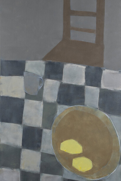 Carol Douglas, Checked kitchen cloth. Courtesy of YSP Gallery