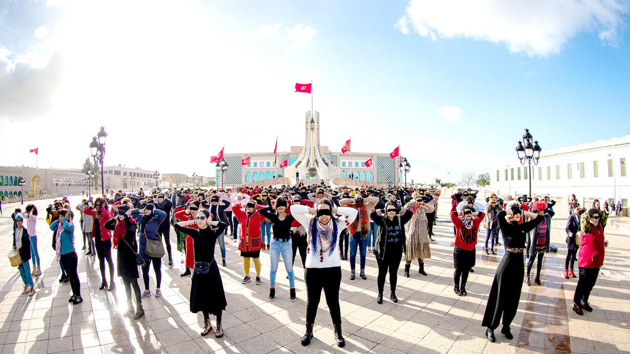 Protestas feministas en Túnez