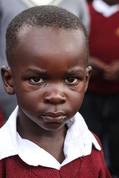 Young kid in Nairobi, Kenya