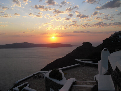 Tramonto alle Isole Cicladi