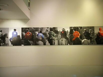 Said Atabekov 66 Lbs, Exhibition view. Courtesy of Andakulova Gallery