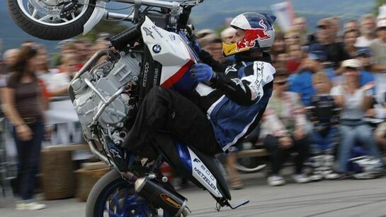 Stunts and entertainment, are all part of the show.