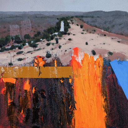 2 Landscapes. Courtesy of Christopher Moller Gallery