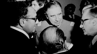 Henry Kissinger, secretario de Estado, con Pinochet en 1976