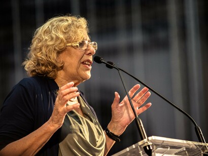 La alcaldesa madrileña Manuela Carmena