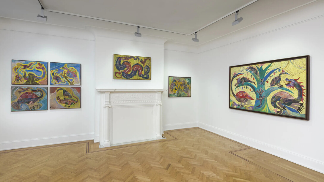 Various artists, Riverlines, exhibition view. Courtesy of David Nolan Gallery