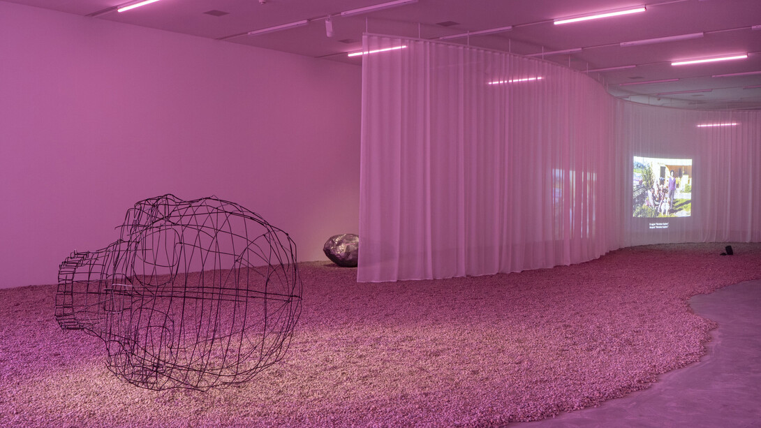 Mohamed Bourouissa, Pour noubia, exhibition view. Courtesy of Mohamed Bourouissa