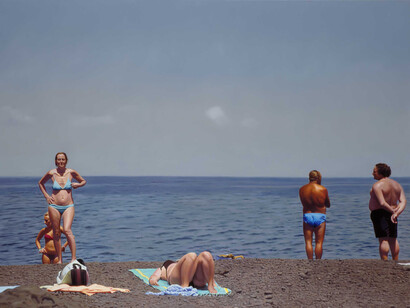 Frank Bauer, Stromboli, Öl auf Leinwand, 2013, 150 x 200 cm  