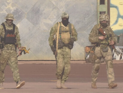 Mercenarios del grupo Wagner en África central