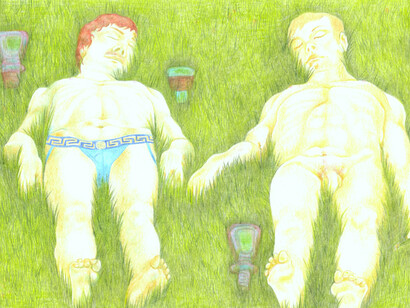 Maud, Whatley in the grass LR. Courtesy of Liminal Gallery 