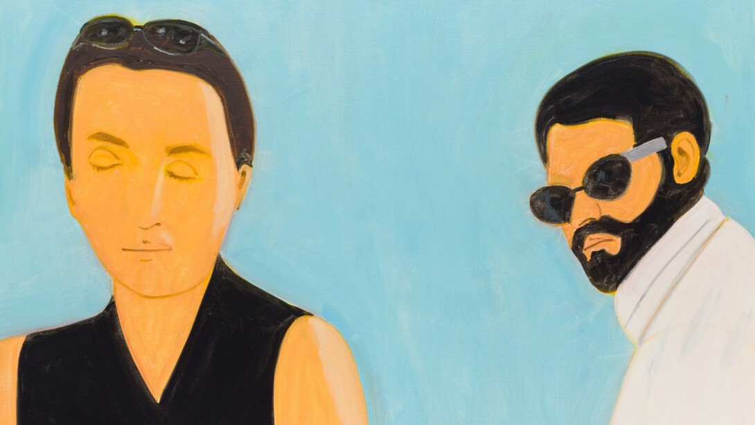 Alex Katz, White lotus 2, 2023. Courtesy of Gray Gallery