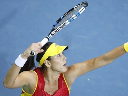 La tenista española Garbiñe Muguruza