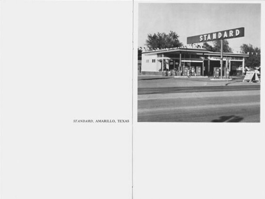 Ed Ruscha, Twentysix Gasoline Stations, 1962, © Ed Ruscha. Courtesy Gagosian Gallery