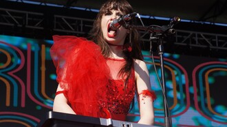 Teri Gender Bender of Le Butcherettes at Ruido Fest 2016. Photo: Catalina Maria Johnson