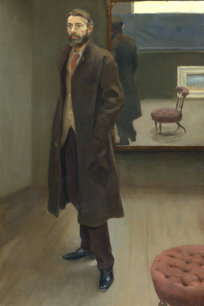 Edward Carpenter by Roger Fry, 1894, © National Portrait Gallery, London              