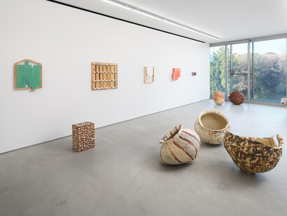 Installation View, Thirty Years: Written with a Splash of Blood. Courtesy of Blum Gallery Tokyo