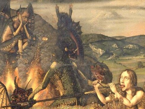 Descent of Christ into Limbo, Bartolomé Bermejo, 1475