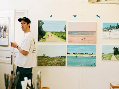 Studio Shot by Manon Milou. Courtesy of Hashimoto Contemporary